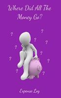 Where did all The Money Go? Expense Log: A 100 page, 6 x 9 Journal to track your income and expenses.