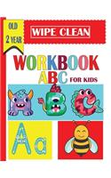 wipe clean workbook ABC for kids old 2 year