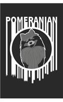 Funny Pomeranian Black and white Doge Owner: Lovely Pomeranian Journal Notebok, Black lined 6x9 in 120 pages