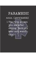 Paramedic: 2020 Weekly Planner: A 52-Week Calendar For Paramedics