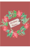 Christmas Planner: Holiday Shopping Tracker - Christmas Card Log - Holiday Menu Organizer