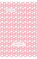 Spots & Dots Lined Notebook: wide ruled lined notebook - 6x9 inches - A5 - 100 pages - ideal uses: journaling, notes, diary, habit tracking