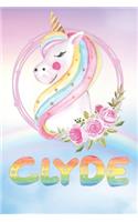 Clyde: Want To Give Clyde A Unique Memory & Emotional Moment? Show Clyde You Care With This Personal Custom Named Gift With Clyde's Very Own Unicorn Custom