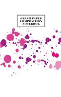 Graph Paper Composition Notebook: Grid Paper Notebook, Cute Pretty Graph Paper Composition Notebook For Girls, For Women, Quad Ruled, Math and Science Composition Notebook for Studen