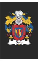 Soto: Soto Coat of Arms and Family Crest Notebook Journal (6 x 9 - 100 pages)