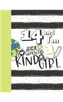 14 And I'm A Zero Waste Kinda Girl: Recycling Sketchbook Gift For Teen Girls Age 14 Years Old - Sketchpad Activity Book Reduce Reuse Recycle For Kids To Draw Art And Sketch In