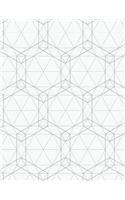 Cornell Notebook (Geometric): Cornell Note Template With Grid Paper 8.5x11 Inches, 121 pages For Taking Notes Simple Paperback University Classroom Large Notepad Paper (School No(1 Cornell Notebook)