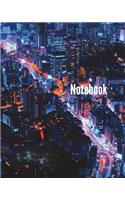 Notebook: 150 pages, 8x10 Inch College Ruled Composition Notebook For Writing. Great For Teenagers (Tokyo)