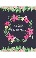 52 Weeks To-Do List Planner