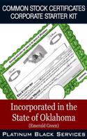 Common Stock Certificates Corporate Starter Kit