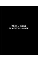 2019-2020, 18 Month Planner