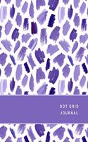 Dot Grid Journal: Purple Watercolor Swatch Designs Cover Personal Notebook Journal. 8.5 X 11 Size 210 Numbered Pages 203 Dot Grid Pages