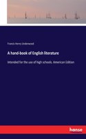 hand-book of English literature