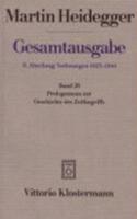 History of the Concept of Time (Vol 20)