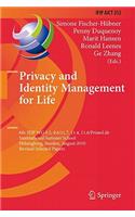 Privacy and Identity Management for Life