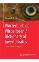 Wörterbuch Der Wirbellosen / Dictionary of Invertebrates