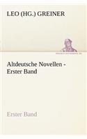 Altdeutsche Novellen - Erster Band