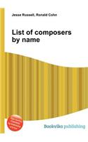 List of Composers by Name