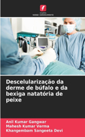 Descelularização da derme de búfalo e da bexiga natatória de peixe