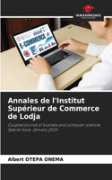 Annales de l'Institut Supérieur de Commerce de Lodja