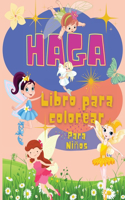 Libro de hadas para colorear para niños: Libro para colorear de hadas de fantasía para niñas y niños con 30 páginas para colorear de hadas mágicas