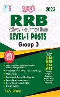 SURA'S RRB Level-1 Posts Group D Exam Book in English Medium - Latest Updated Edition 2023