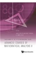 Advanced Courses of Mathematical Analysis V