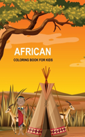 African coloring book For Kids