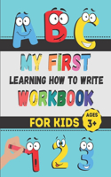 My First Learning How to Write Workbook