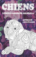 Livres à colorier Mandala - Lignes épaisses - Animaux - Chiens
