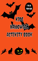 Kids Halloween Activity Book
