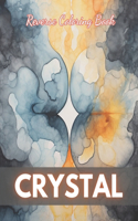 Crystal Reverse Coloring Book