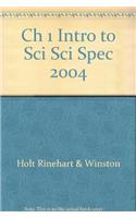 Ch 1 Intro to Sci Sci Spec 2004