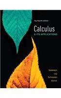 Calculus & Its Applications Plus Mylab Math with Pearson Etext -- 24-Month Access Card Package