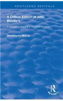 A Critical Edition of John Beadle's a Journall or Diary of a Thankfull Christian