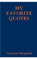 My favorite quotes