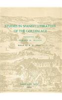 Studies in Spanish Literature of the Golden Age