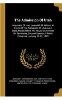 Admission Of Utah