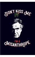 Don't kiss me, i'm a misanthrope: Cioran Edition - 6x9 120-page checkered grid notebook journal notepad scribble book diary workbook for philosophers