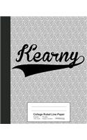 College Ruled Line Paper: KEARNY Notebook(3114 Weezag College Ruled Line Paper Notebook)