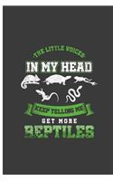 The Little Voices In My Head Keep Telling Me Get More Reptiles