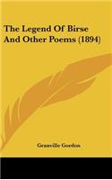 The Legend Of Birse And Other Poems (1894)
