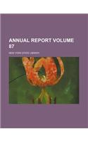 Annual Report Volume 87