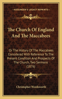 The Church Of England And The Maccabees