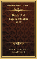 Briefe Und Tagebuchblatter (1922)