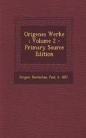 Origenes Werke; Volume 2