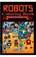 Robots Coloring Book: (English)