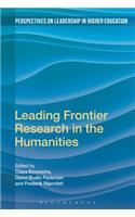 Mapping Frontier Research in the Humanities