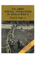 U.S. Army Special Operations in World War II