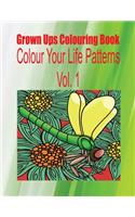 Grown Ups Colouring Book Color Your Life Patterns Vol. 1 Mandalas